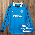 Retro 1998-99 Napoli Home Long Sleeve soccer jersey size S-2XL