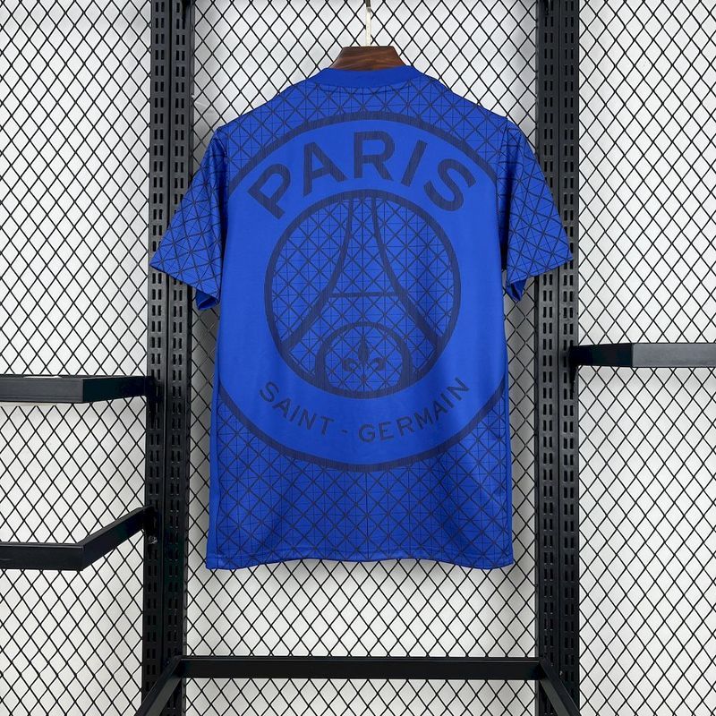 25-26 Paris Saint-Germain Pre-match training blue Jersey
