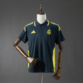 Real Madrid 25/26 POLO - Dark Grey &amp; Yellow S-XXL