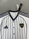 25-26 Boca white baseball jersey