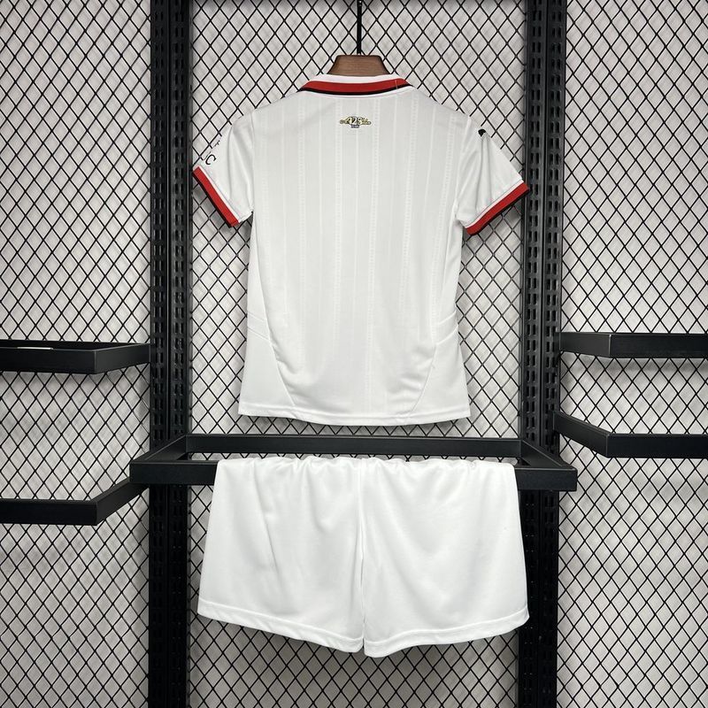 24-25 AC Milan Away white kid kit