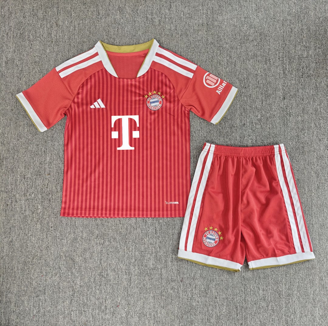 Kids Kit Bayern Munich 2026/27 Home Soccer Jersey size 16-28