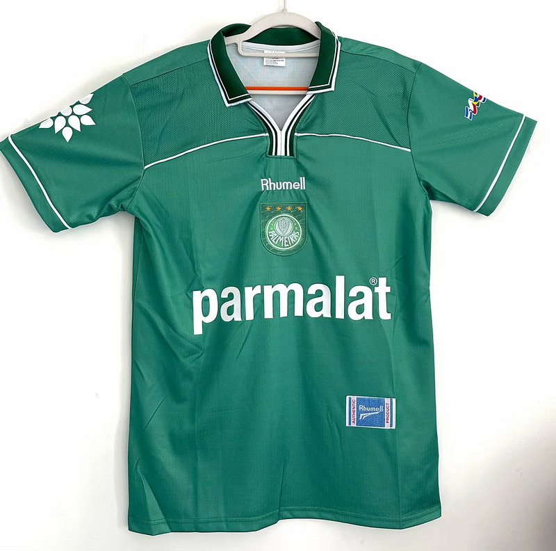 1999 Palmeiras 100th anniversary green soccer jersey size S-2XL