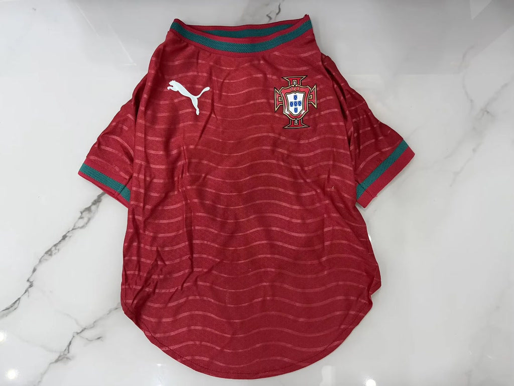 Portugal 2026 World Cup Home Pet Jersey size XS-XL