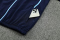 Manchester City 2025/26 Dark Blue Windbreaker suit S-2XL