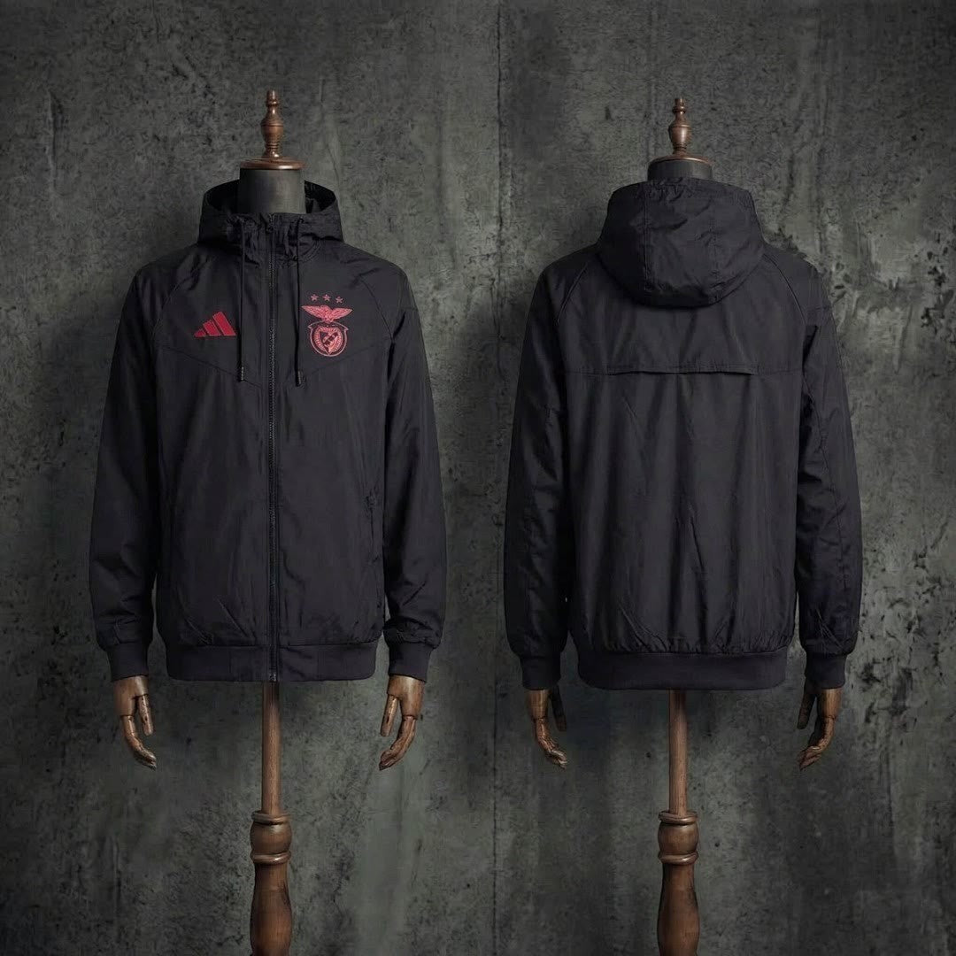 Benfica 2026/27 Black Windbreaker