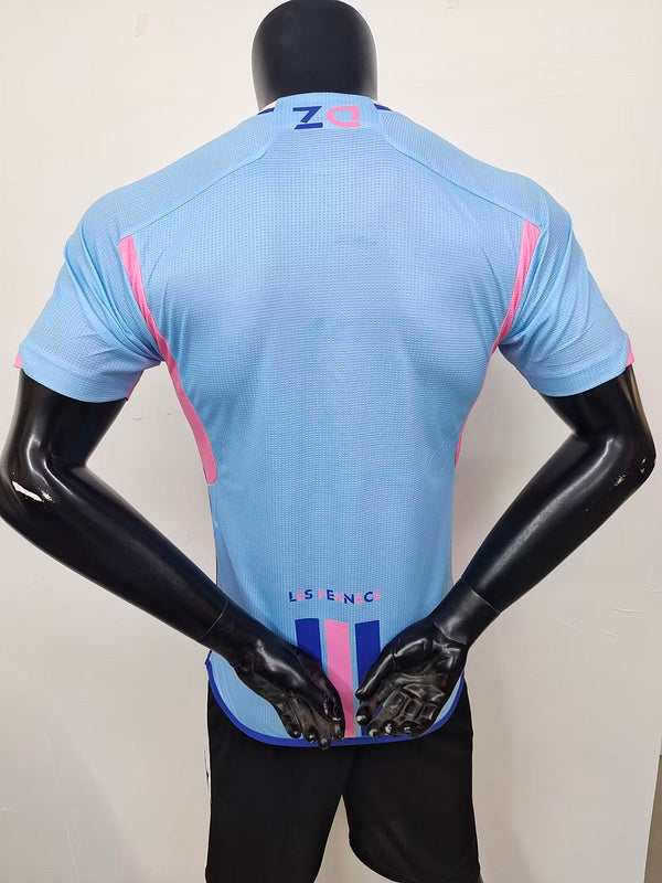 24-25 Algeria blue and pink player version jersey