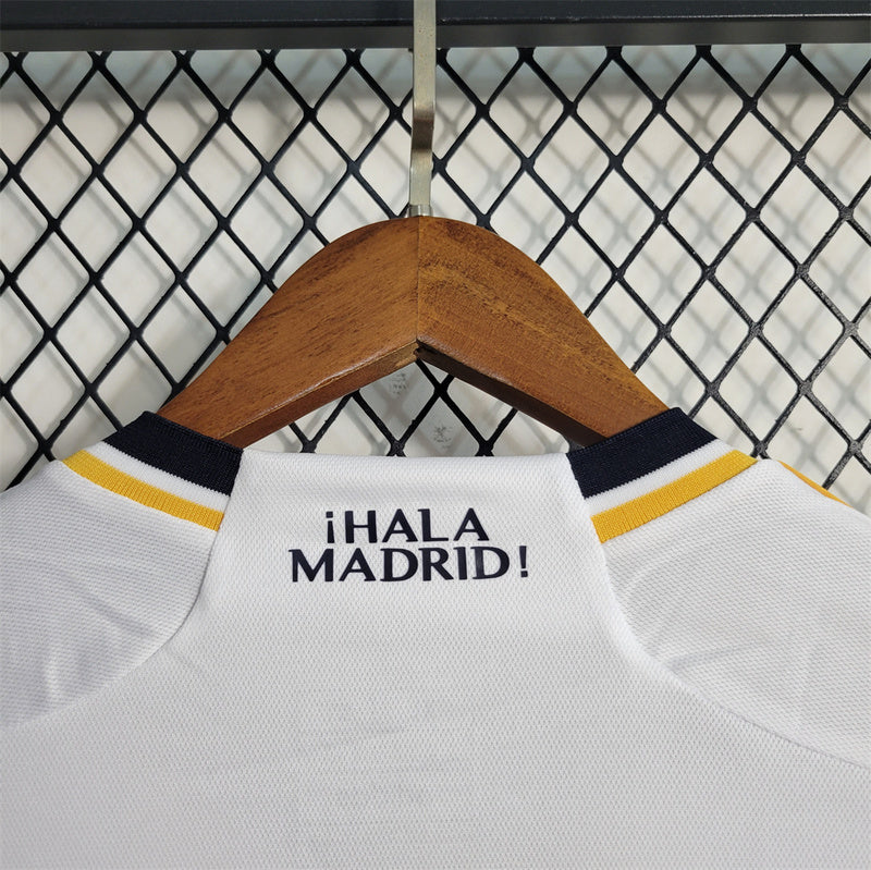 23-24 Real Madrid home Long Sleeve Size S-XXL