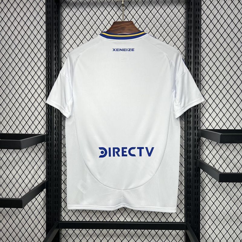 24-25 Boca away white soccer jersey