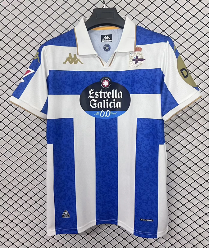 25-26 Deportivo de La Coruna home soccer jersey