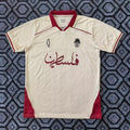 CD Palestino 2025/26 yellow with red collar 17 soccer jersey