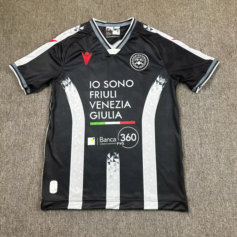 Udinese Calcio 2025/26 home soccer jersey size S-2XL