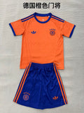 Germany 2026 World Cup Orange Goalkeeper Kids kit Jerseys SIZE 16-28