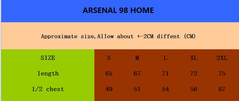 ARSENAL 98-99 — Club Retro