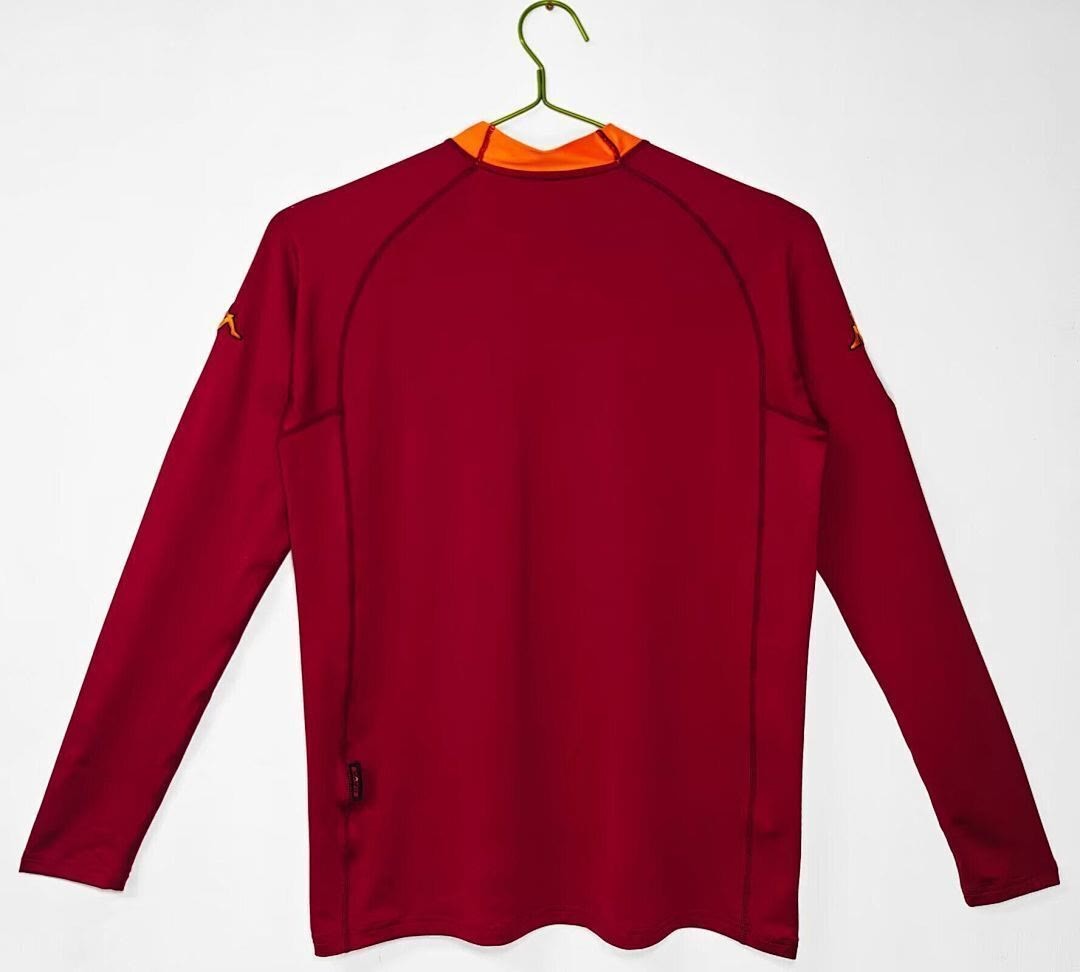 Retro Roma 2000/01 Home Long Sleeve size S-2XL