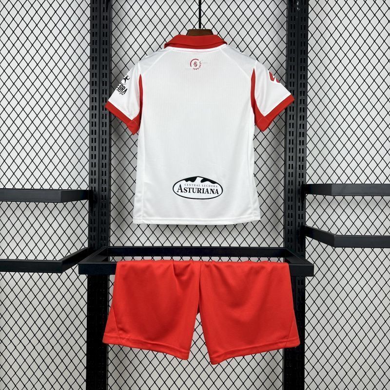 Sporting de Gijon 2025/26 Third Away Kids Kit