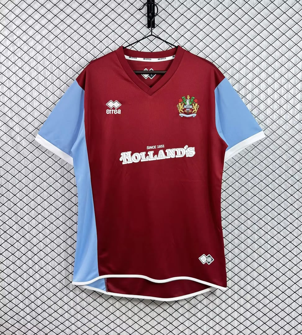 Retro Burnley 2008/09 Home Soccer Jersey Size S-2XL
