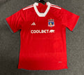 24-25 COLO COLO third away red jersey