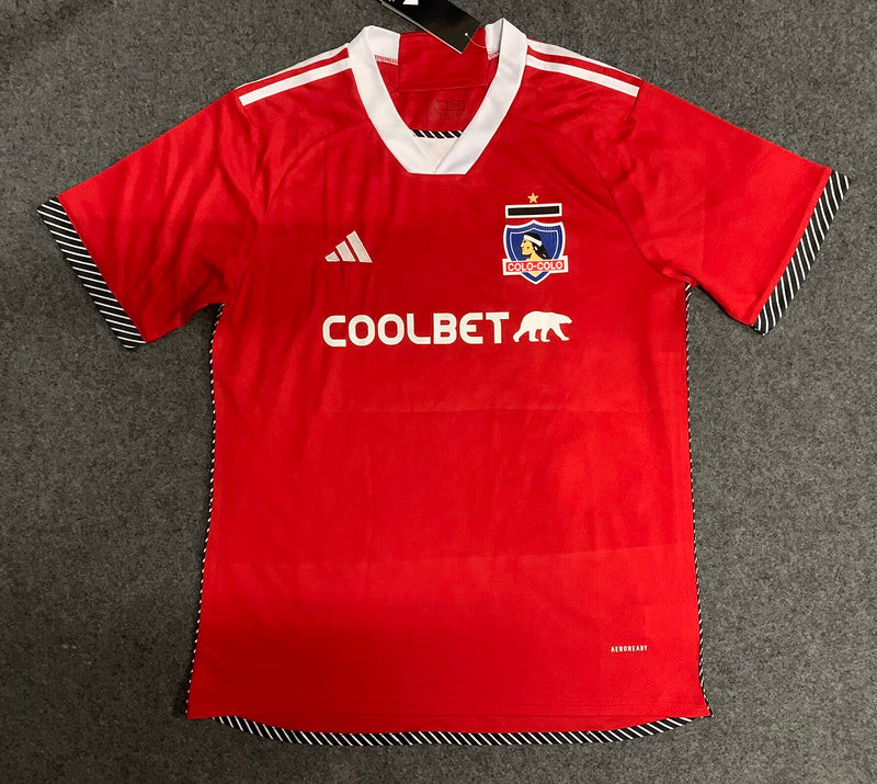 24-25 COLO COLO third away red jersey