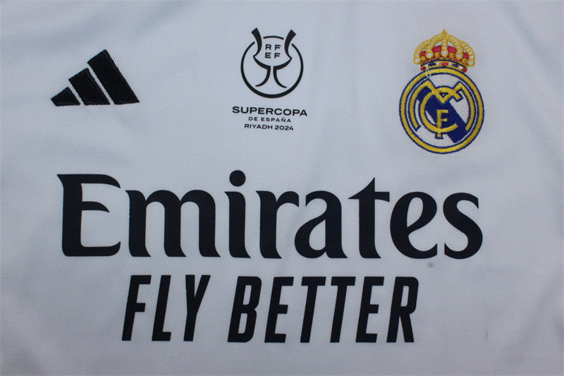 24-25 Real Madrid home supercopa final jersey