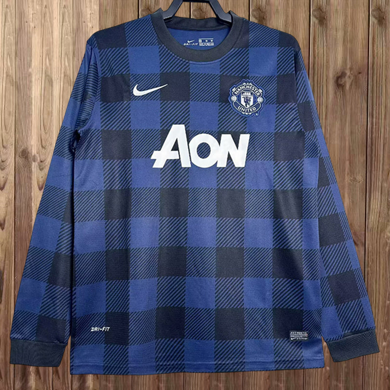 13-14 Manchester United away retro long sleeve jersey