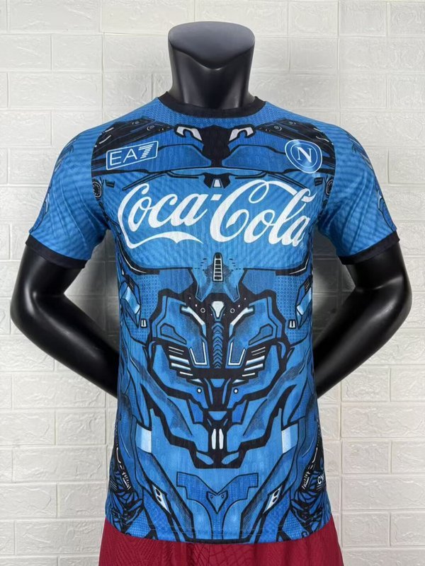 25-26 Napoli blue Coca Cola Player version jersey