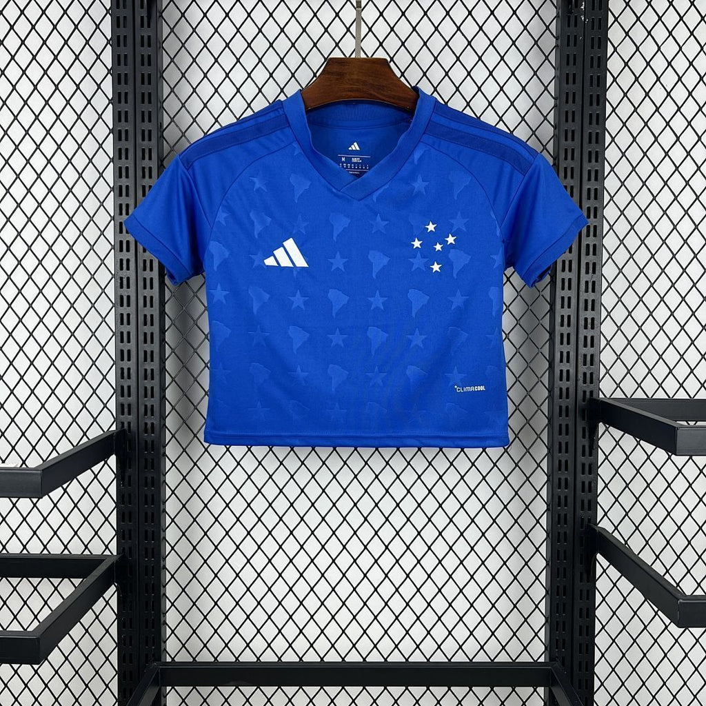 Womens Cruzeiro Crop Top 2026/27 Home Jersey