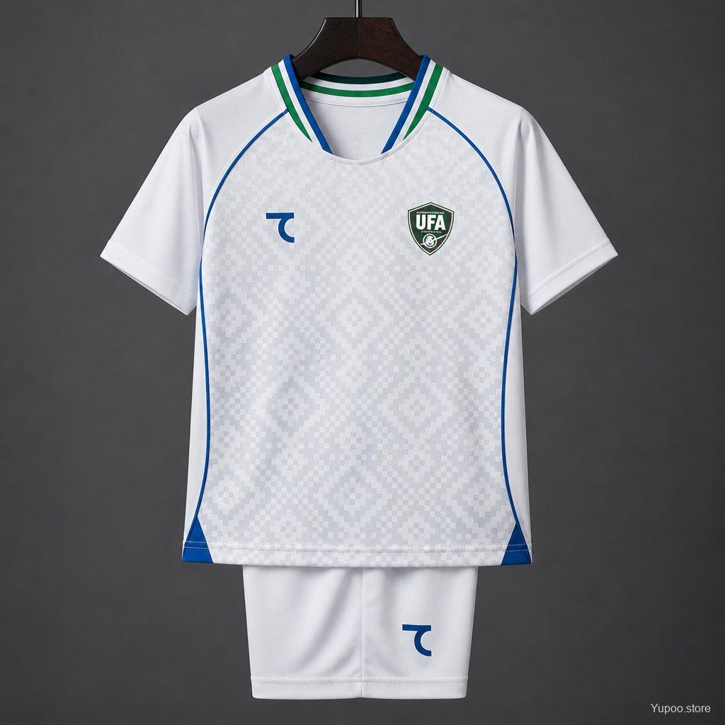 Uzbekistan 2026 World Cup Away Kid size 16-28