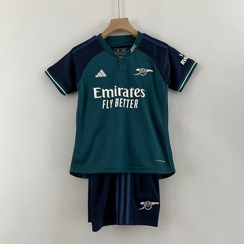 23-24 Arsenal third away kid kit size 16-28