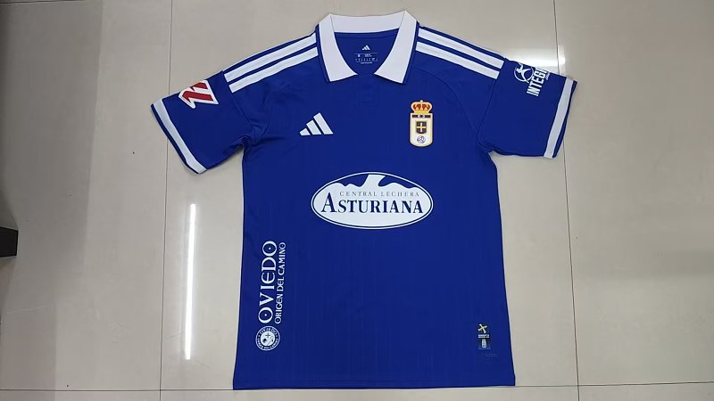 26-27 Real Oviedo Home S-4XL — Jsonwang 26/27