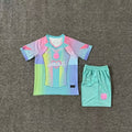 Barcelona 2025/26 Yellow And Blue KAROL G VERSION kid kit Size16-28
