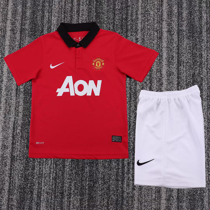 Retro Manchester united 2013/14 Home Kids 16-28