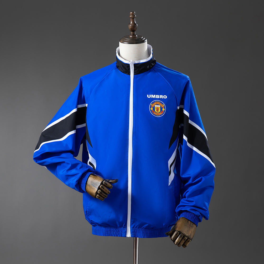 M-U Reversible Jacket Windbreaker - White &amp; Blue S-XXL