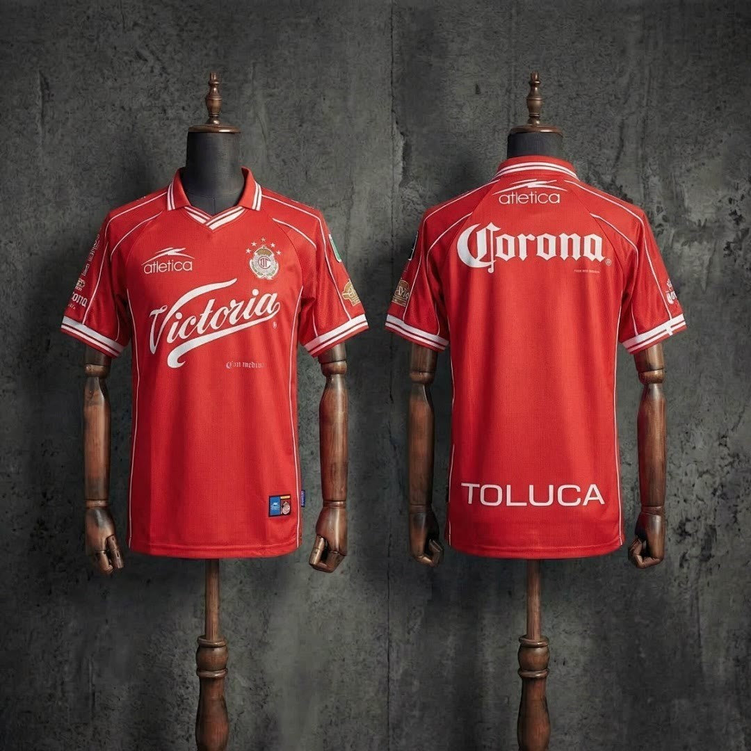 Retro 1999/2000 Toluca Home Jersey S-XXL