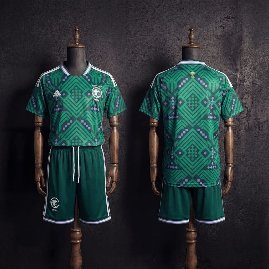 Saudi Araba 2026 World Cup Home Kids Kit 16-28