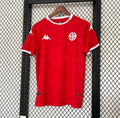 Tunisia 2025/26 home soccer jersey size S-4XL
