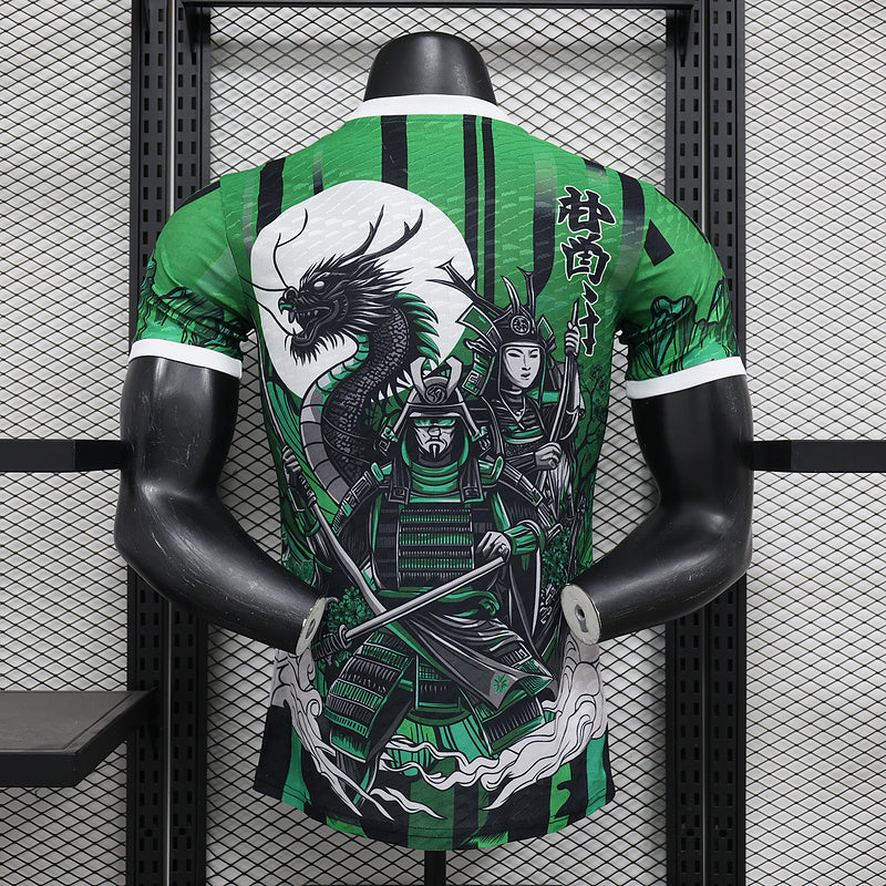 Japan green special player version jersey