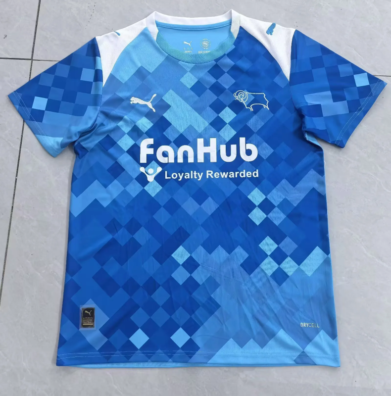 Derby County 2025/26 Third Away soccer jersey
