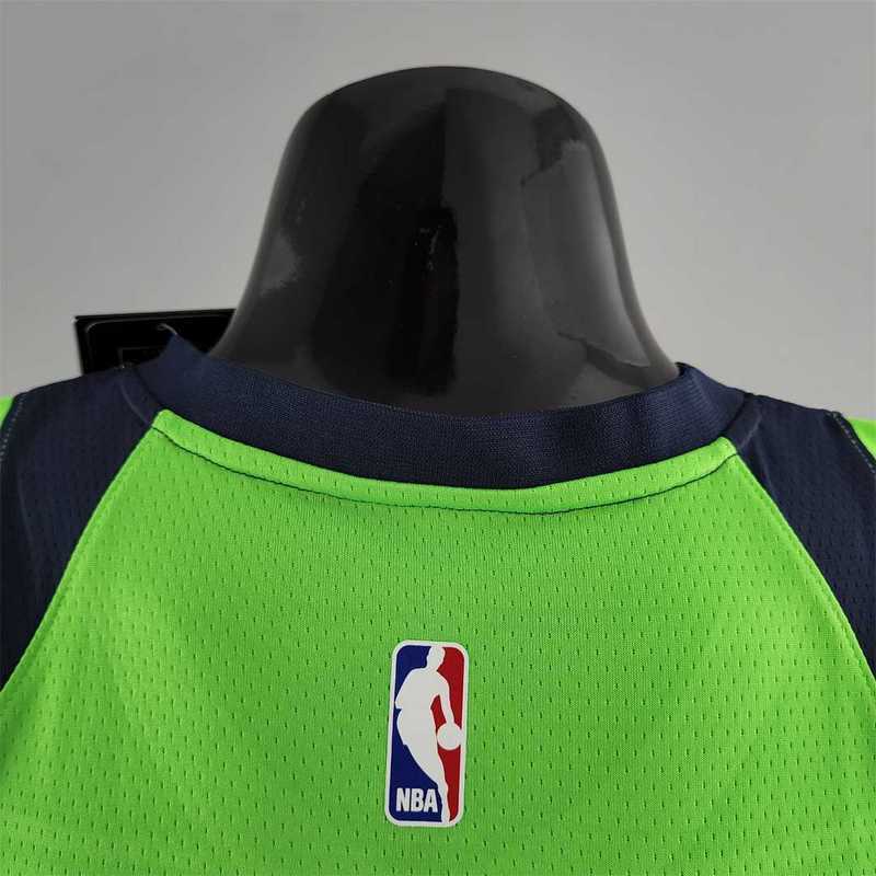 Minnesota Timberwolves Wiggins#22 Air Jordan NBA Jersey Blue