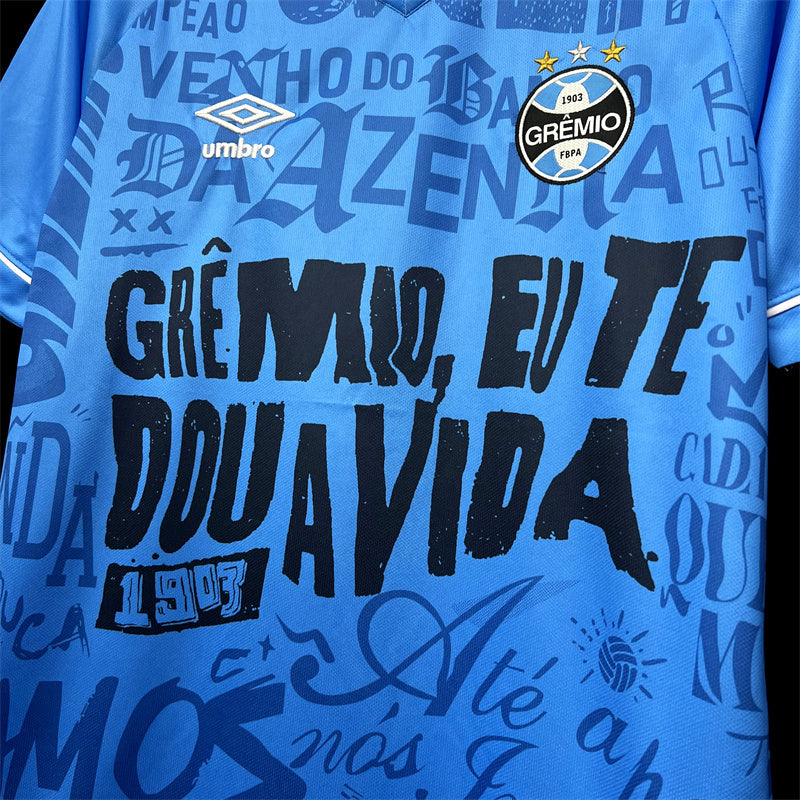 24-25 Gremio co-branded blue jersey