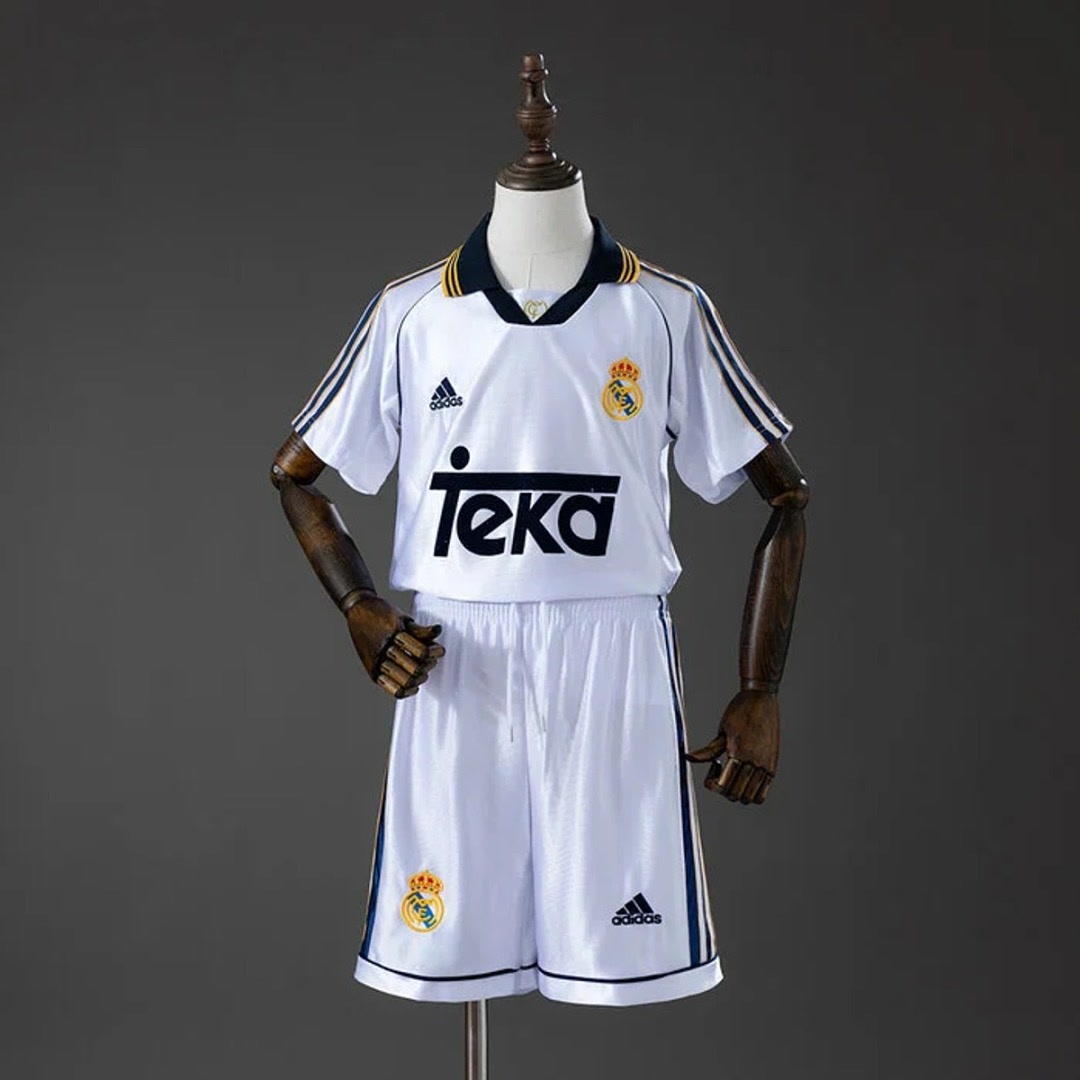 Retro Real Madrid 1998/2000 Home Kid Kits 16-28