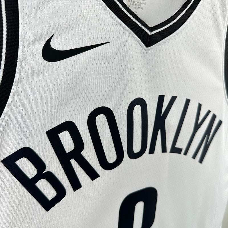 Brooklyn Nets White #8 CUI Black NBA Jersey