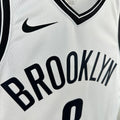 Brooklyn Nets White #8 CUI Black NBA Jersey