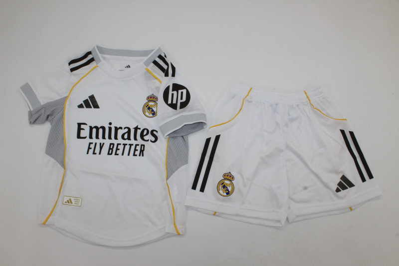 25-26 Real Madrid home player version kid kit