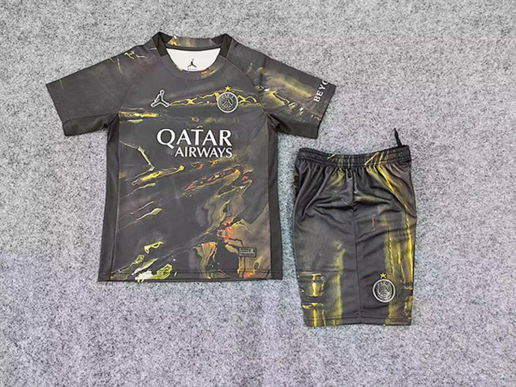 PSG Paris 2026/27 Fifth away game Kids Kit Size 16-28 With Star