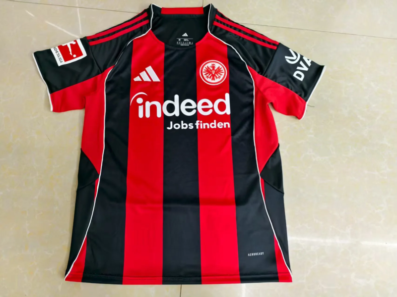 25-26 Frankfurt home soccer jersey