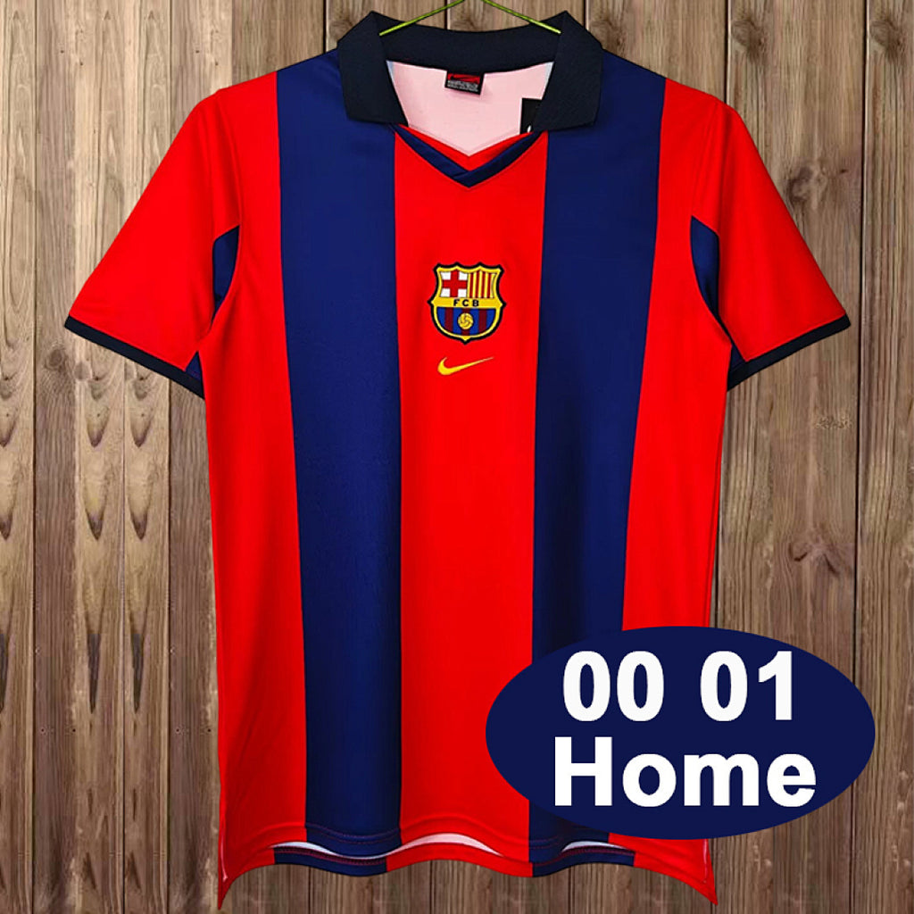 Retro Barcelona2000/01 Home Soccer Jersey