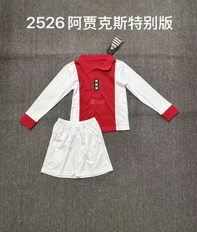 25-26 Ajax 125th long sleeve kid kit
