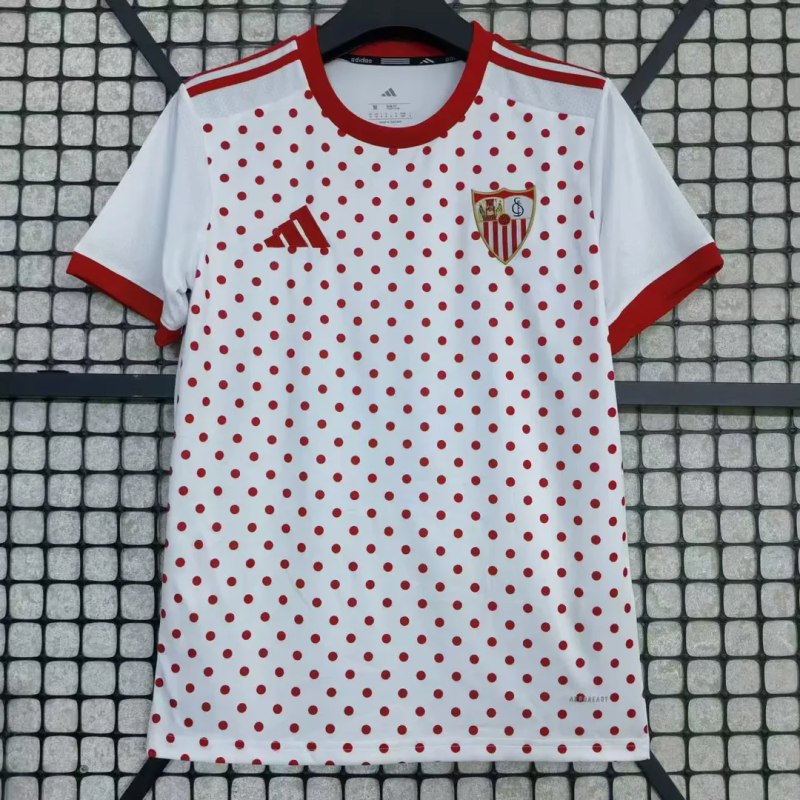 25-26 Sevilla White Training Jersey