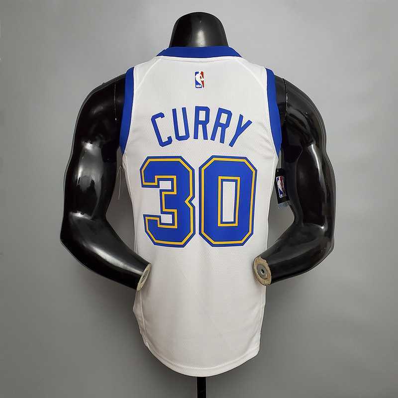 Retro version CURRY#30 Golden State Warriors white